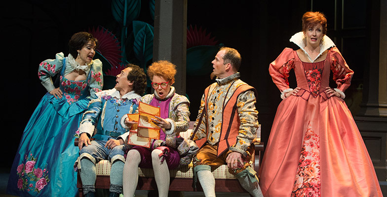 Production photo from The Merry Wives of Windsor