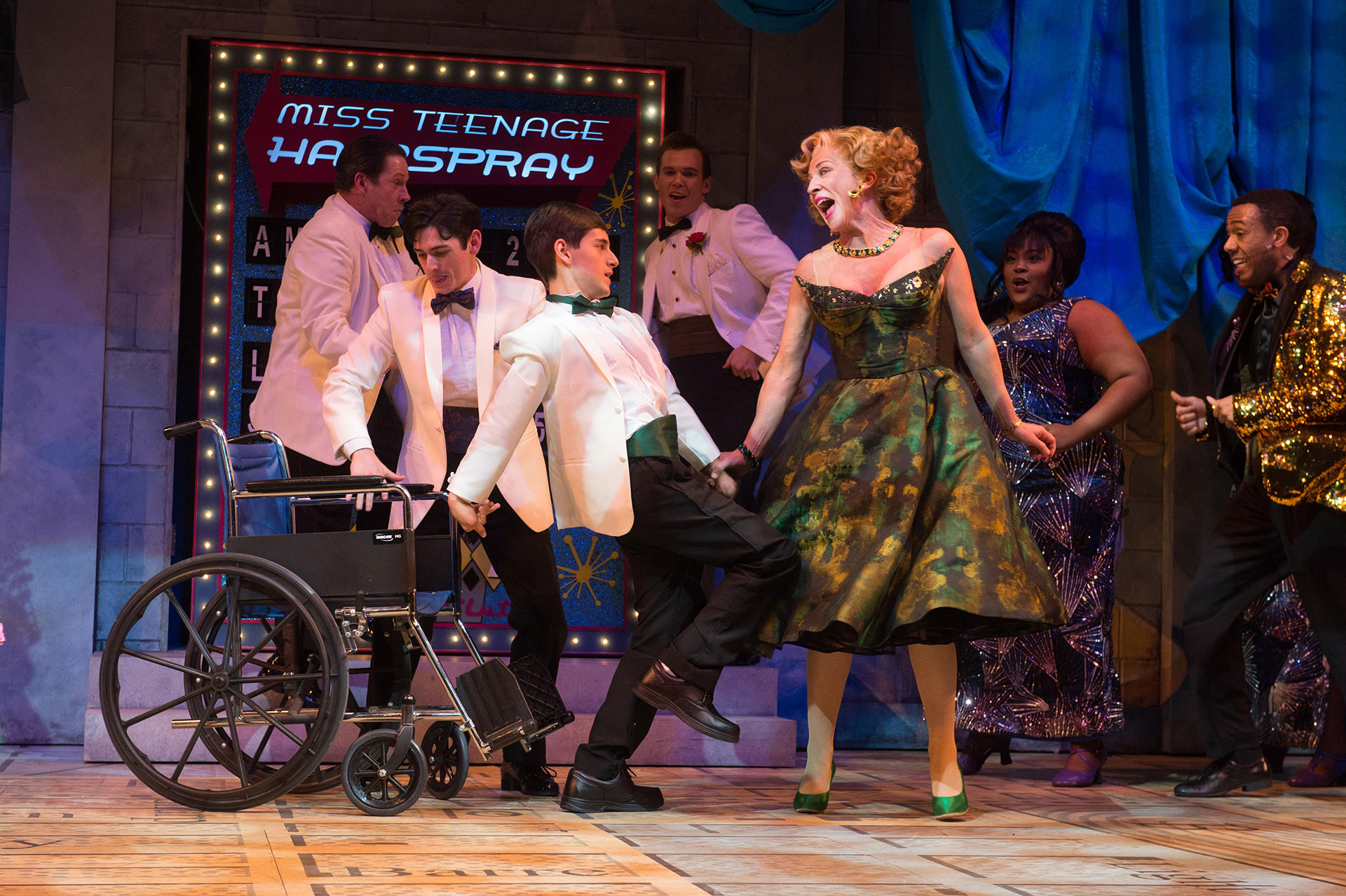 Production photo of Hairspray