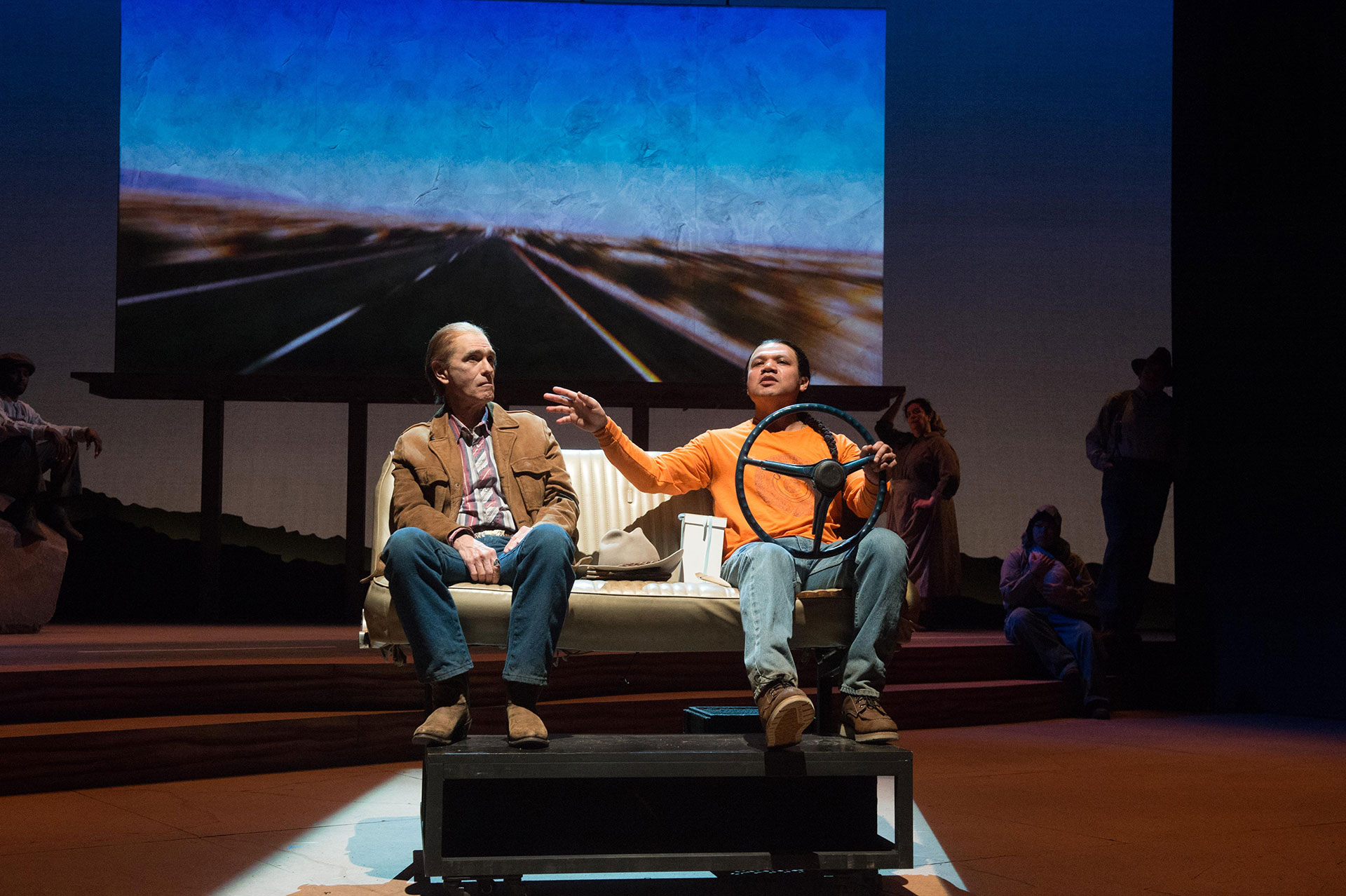 Production photo of Mother Road