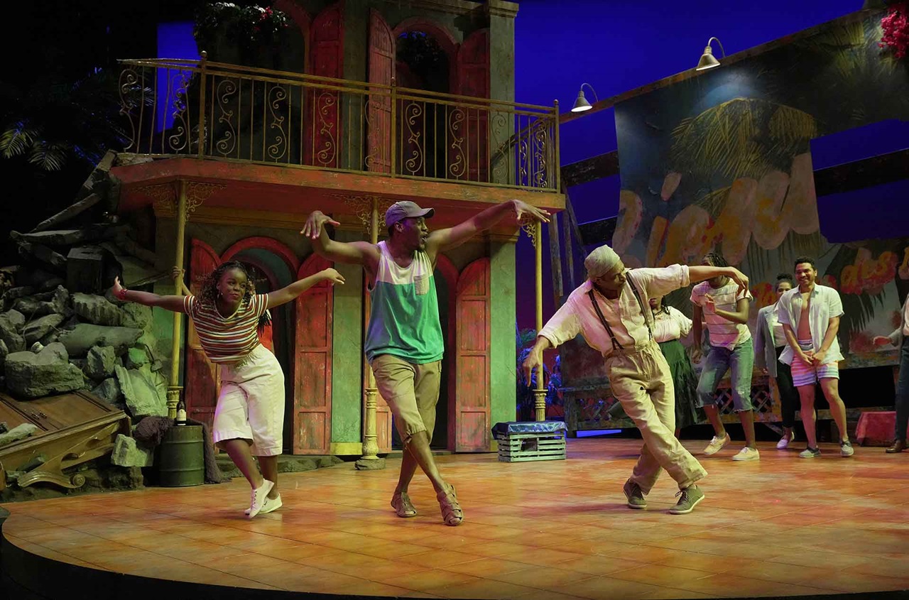 Ensemble dancing in the play - Once on This Island