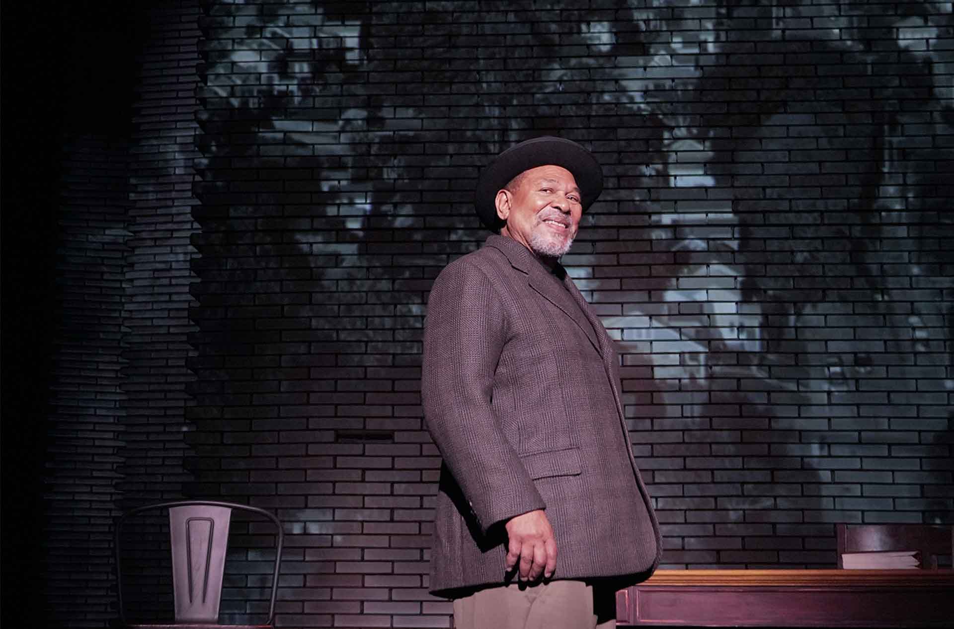 Steven Anthony Jones on stage.