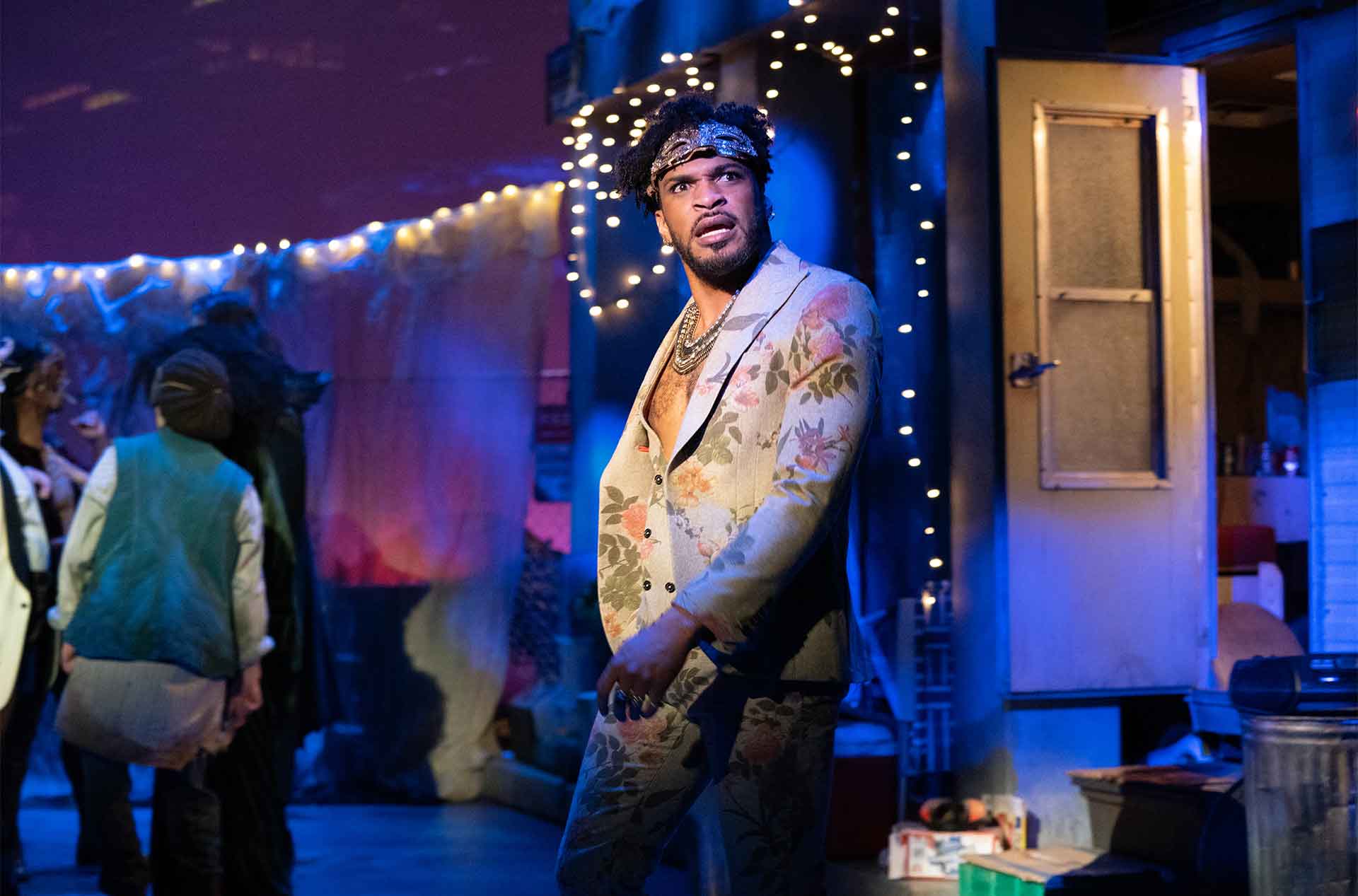 Person looking at something off camera.