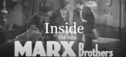 Screen shot of Marx Brothers documentary title image