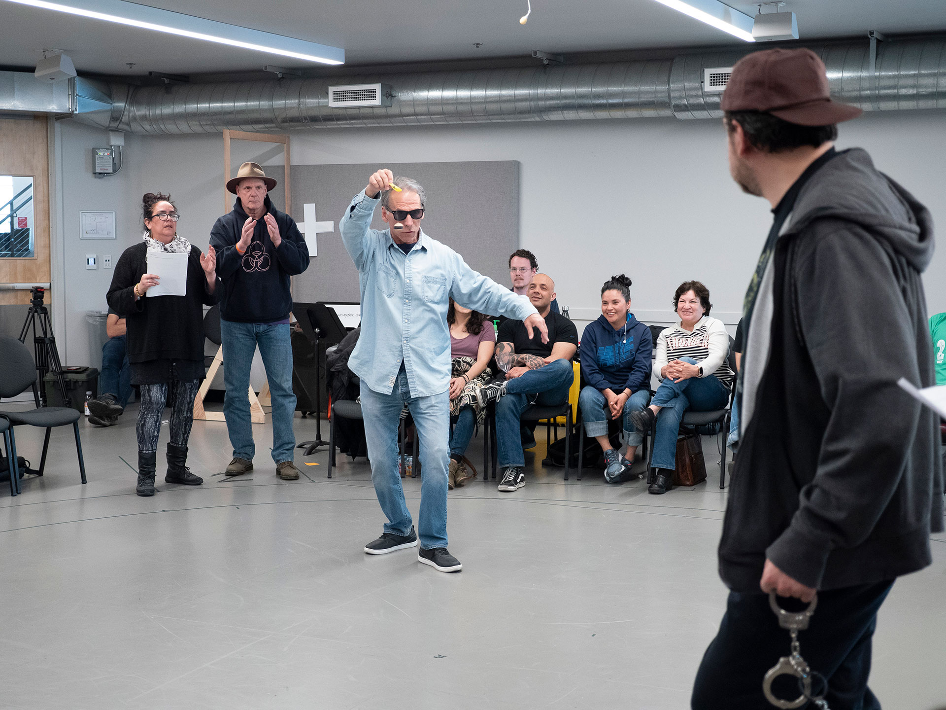 La Comedia of Errors rehearsal