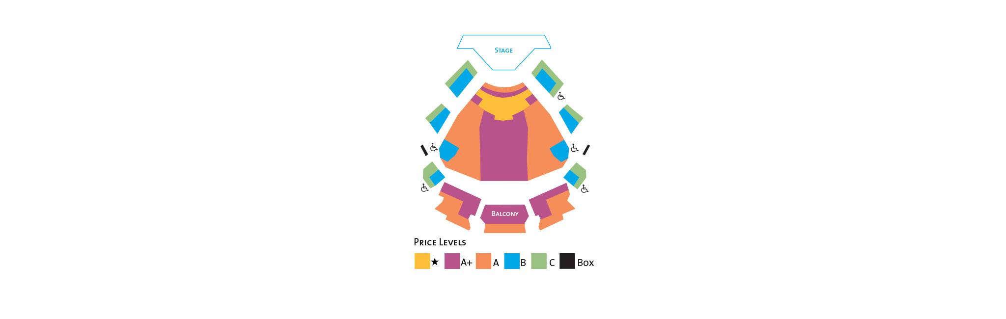 Allen Elizabethan Theatre Seating Chart