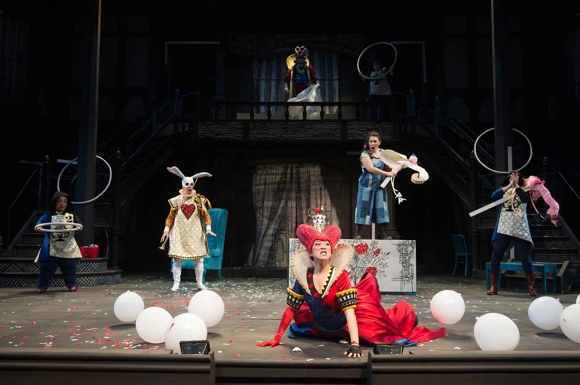 Production photo of Alice in Wonderland
