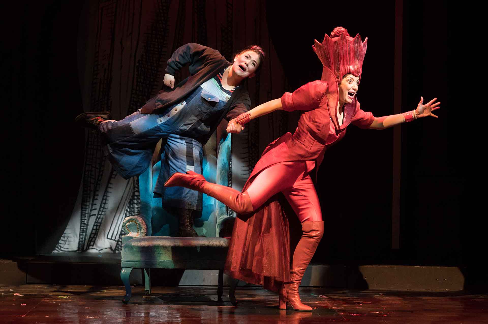 Production photo of Alice in Wonderland