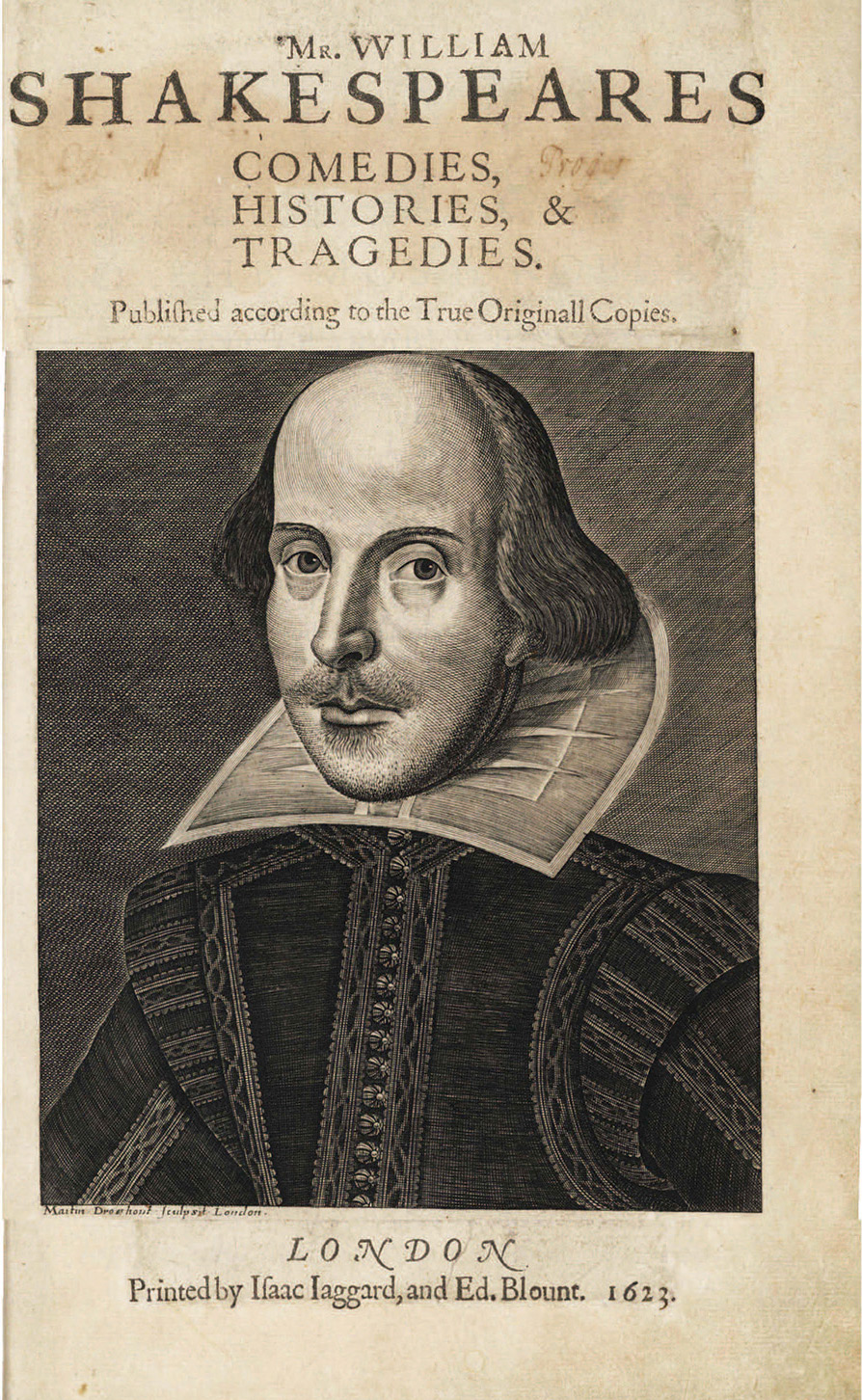 First Folio Cover Photo