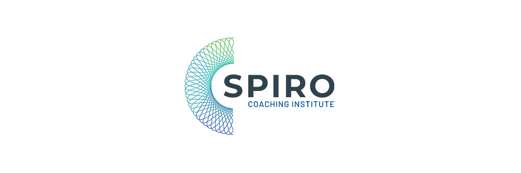 A logo with a colorful spiral next to Spiro Coaching Institute.
