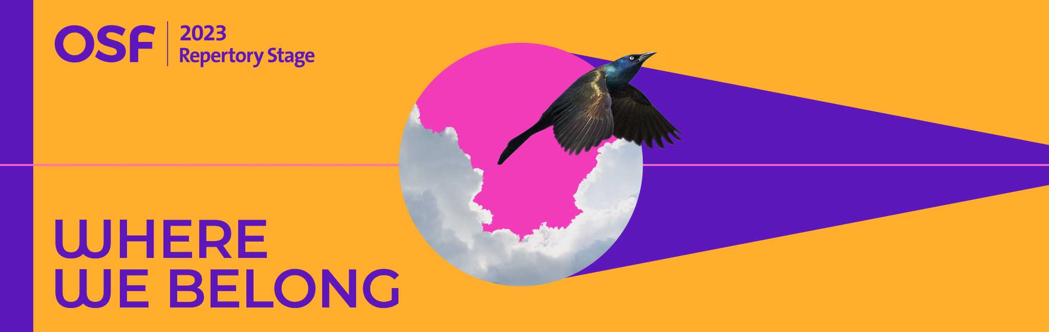 A crow flying to the upper right.