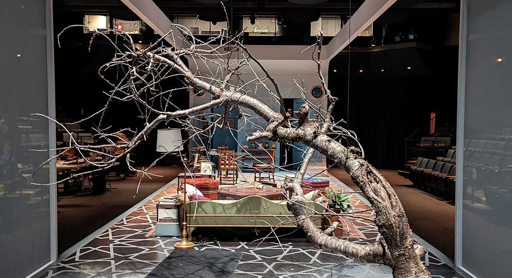 unseen set from backstage